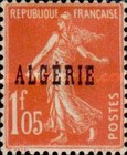 Timbre de France N° 195 surchargé ALGERIE