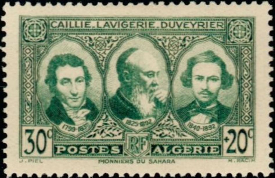 Effigies de René Caillié & Lavigerie & Henri Duveyrier