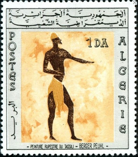 Peintures Rupestres du Tassili N'ajjer Berger Peuhl