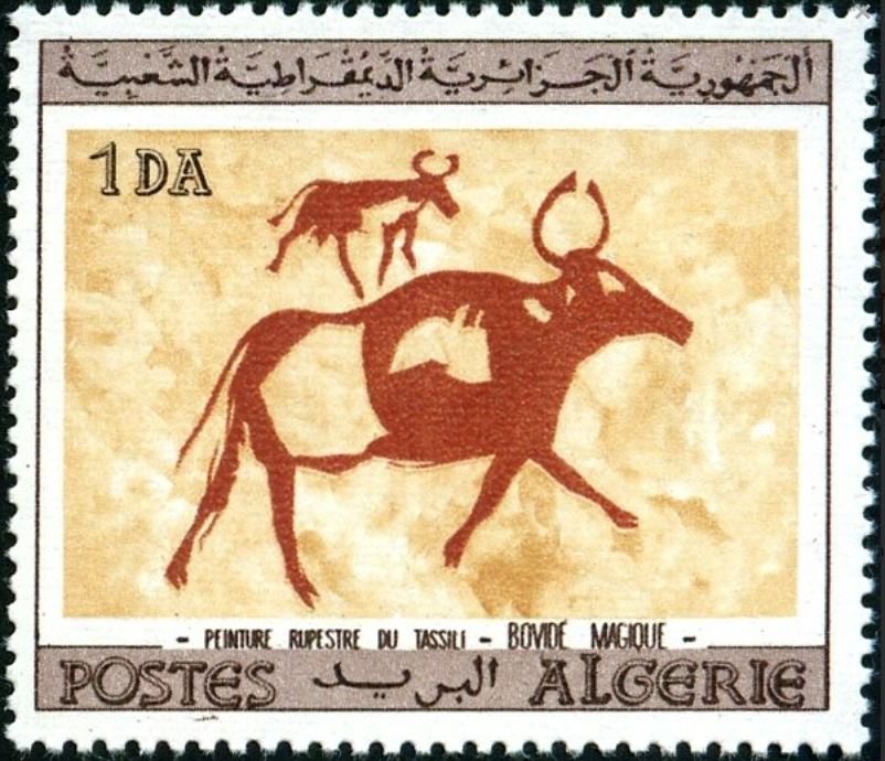 Peintures Rupestres du Tassili N'ajjer Bovidé Magique